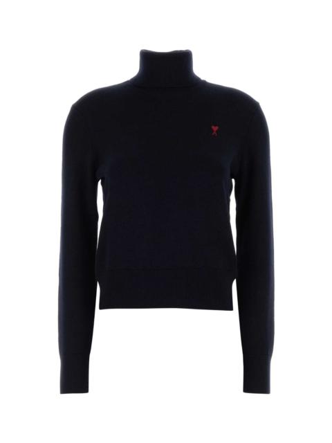 AMI Paris AMI Paris Coeur Sweater — Navy