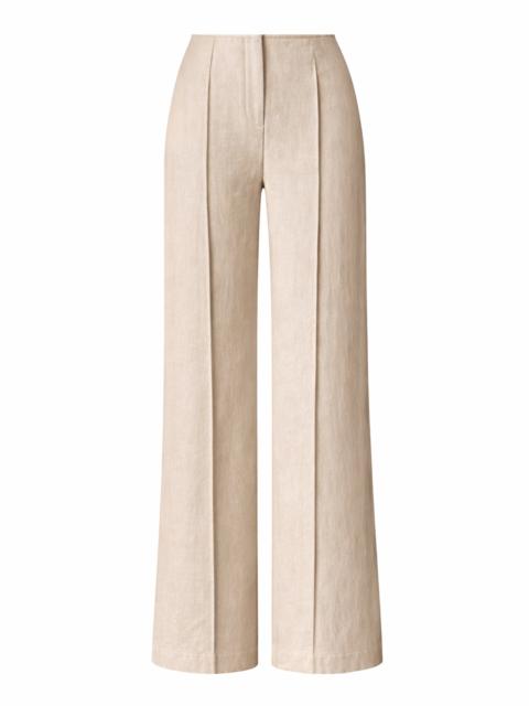 ANDRES OTALORA Profundidad Mid-Rise Straight-Leg Pants nude