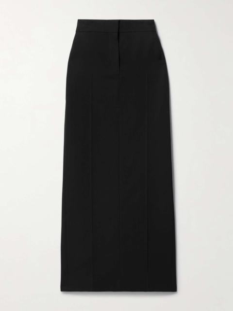 The Row Trevy grain de poudre wool maxi skirt