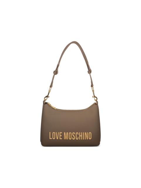 Moschino logo lettering shoulder bag