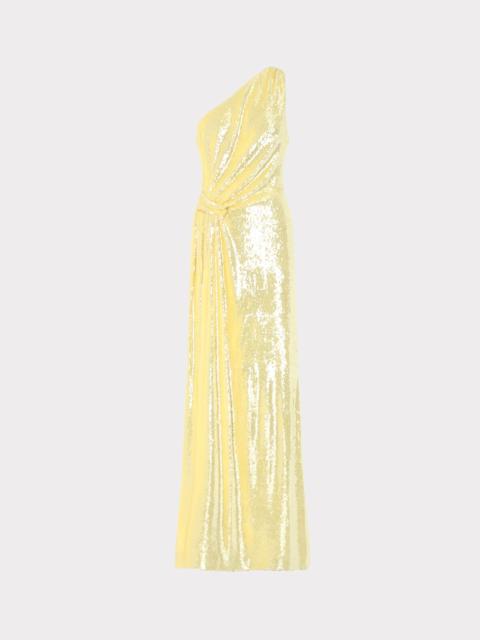 MILLY Porsha Sequin One Shoulder Dress