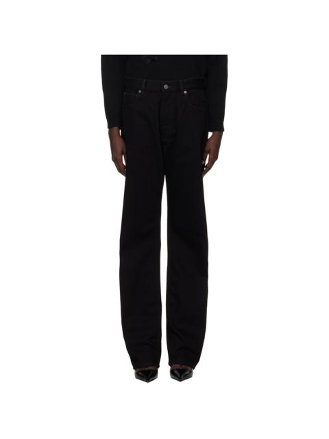 Valentino Black Five-Pocket Jeans