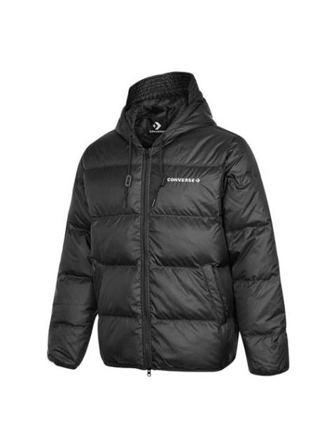 Converse Converse Downfilled Hooded Jacket 'Black' 10021981-A01