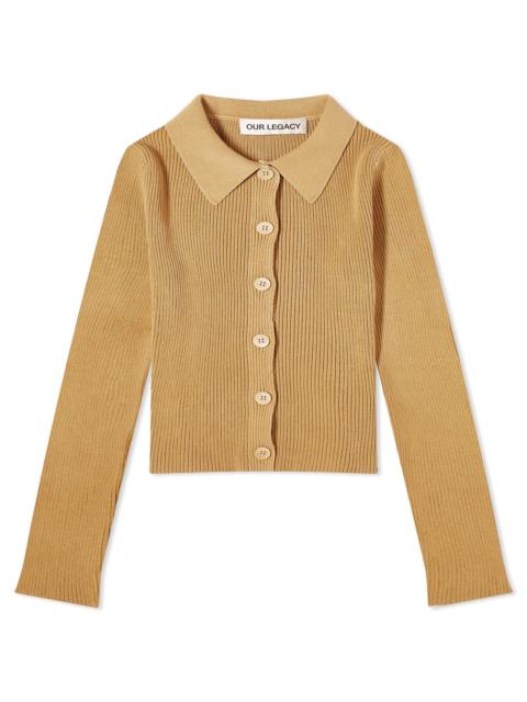 Our Legacy Our Legacy Long Sleeve Mazzy Knit Polo