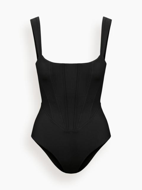 STAUD Adelaide One Piece in Black