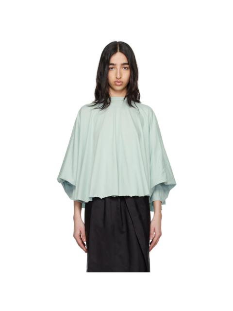 MM6 Maison Margiela Blue Basic Jersey Long-Sleeved T-shirt