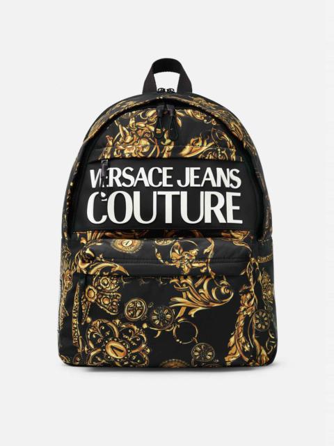 VERSACE JEANS COUTURE Logotype Regalia Baroque Print Backpack