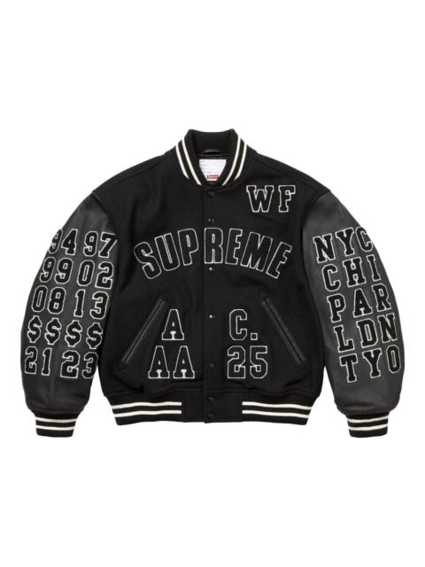 ジャケット・アウター Supreme veritas varsity jacket size S Supreme Veritas Varsity Jacket Black Men's - FW24 - US