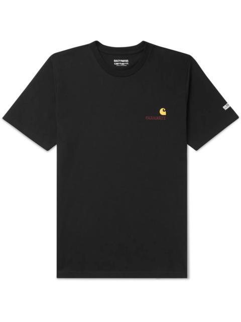 Carhartt + Wacko Maria Logo-Embroidered Cotton-Jersey T-Shirt