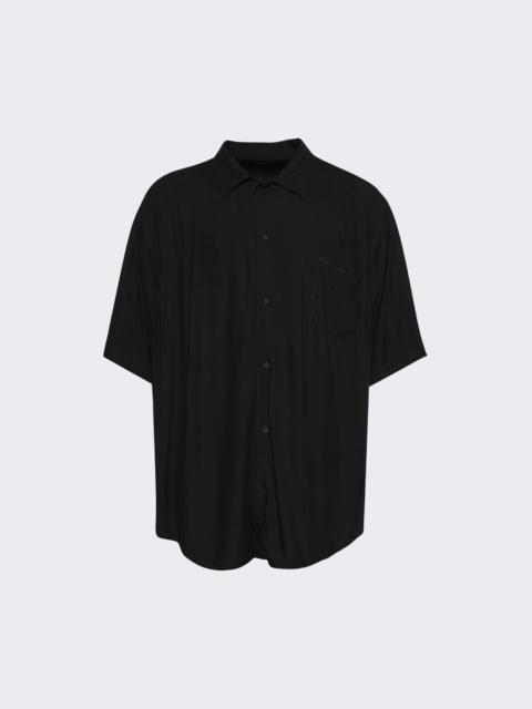 BALENCIAGA Minimal Short Sleeve Shirt Black