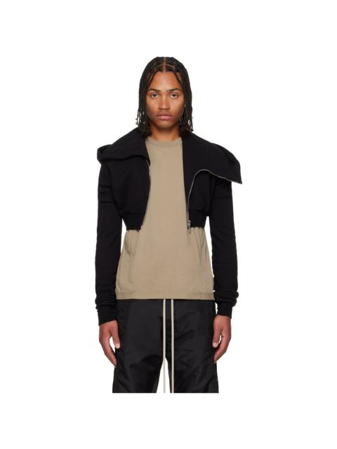 Rick Owens DRKSHDW Black Concordians Micro Mountain Hoodie
