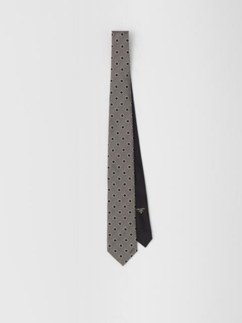 Prada Macro-print silk tie
