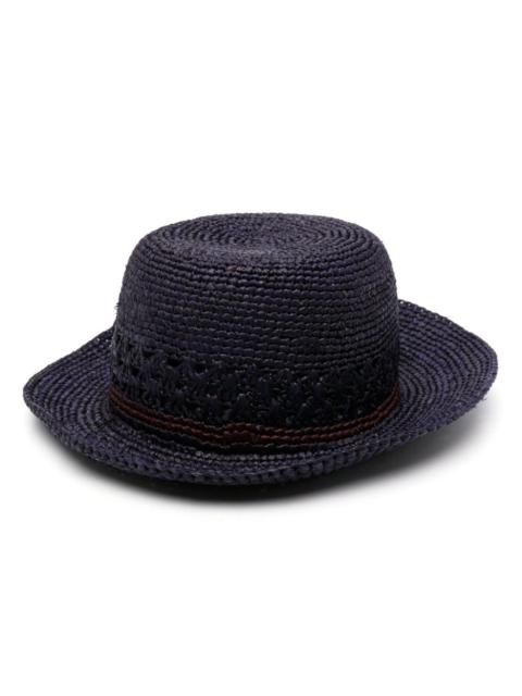 Paul Smith Straw fedora hat