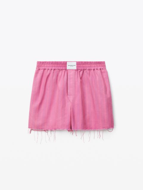 Alexander Wang CLASSIC BOXER SHORTS IN COTTON OXFORD
