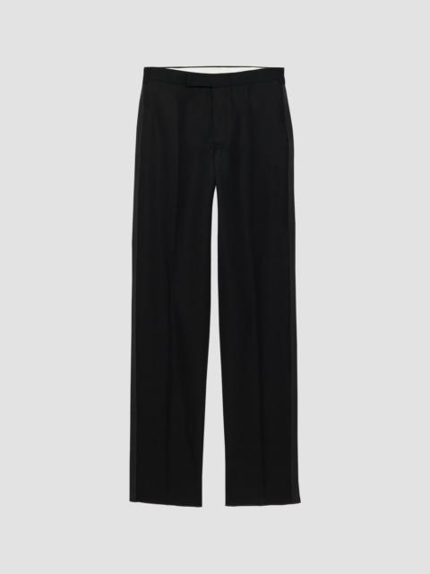 JW Anderson Women's Tuxedo Wool Trousers - Black