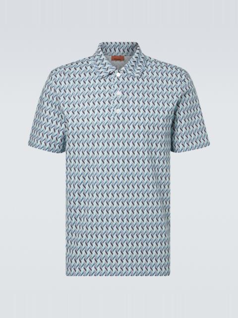 Missoni Zigzag cotton polo shirt