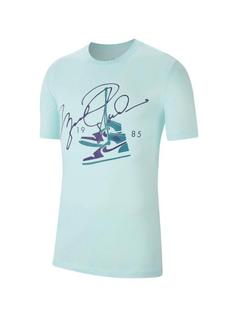 Jordan Air Jordan AJ85 Signature Short Sleeve Tee "White / Black" BQ5538 336