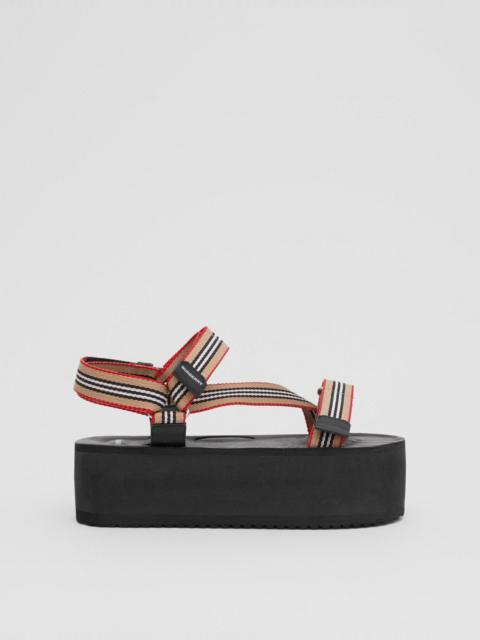 Burberry Icon Stripe Sandals