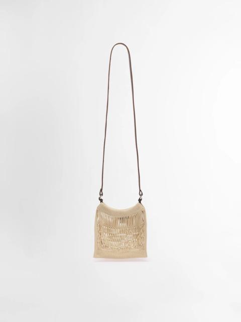 Lemaire MINI CROSSBODY FILT NET BAG