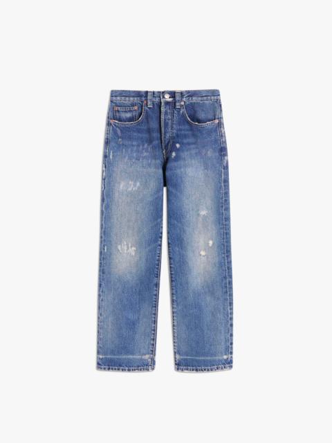 Victoria Beckham Victoria Mid-Rise Jean in Vintage Wash