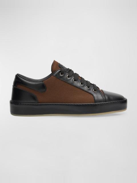 Giuseppe Zanotti Men's Nevada Textile and Leather Low-Top Sneakers
