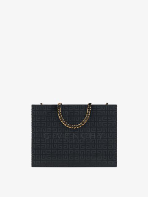Givenchy MEDIUM G-TOTE SHOPPING BAG IN 4G EMBROIDERY WITH CHAIN