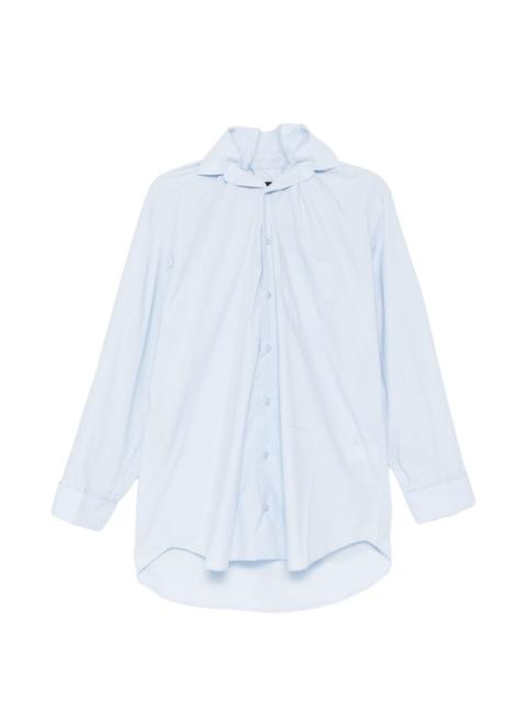 ALAINPAUL elasticated collar shirt