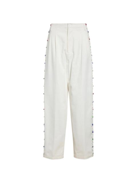 BODE Button Jar pleated trousers