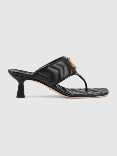 GUCCI Women's Double G thong sandal