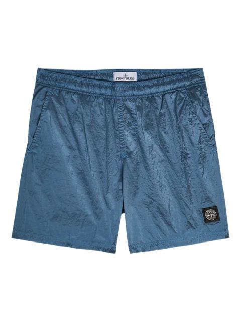 Stone Island logo-patch swim shorts