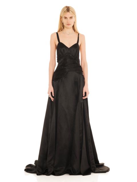 Collina Strada BLACK PLUME GOWN