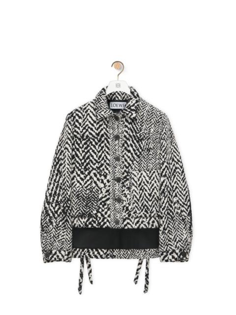 Workwear jacket in wool blend