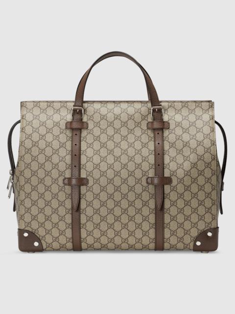 GUCCI Duffle bag with leather details