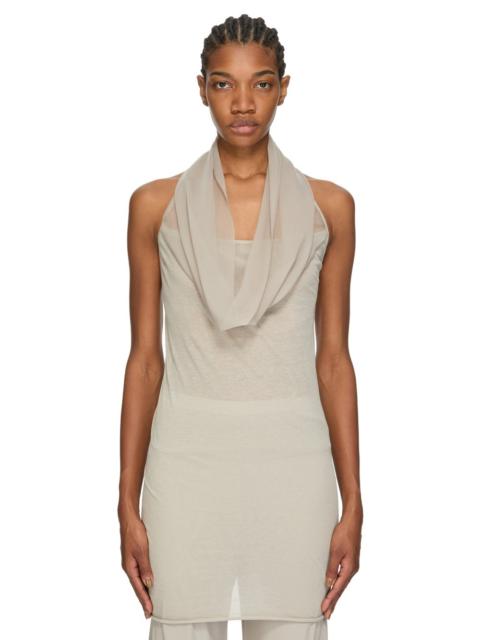 Rick Owens Sunburn Cowl-neck Top