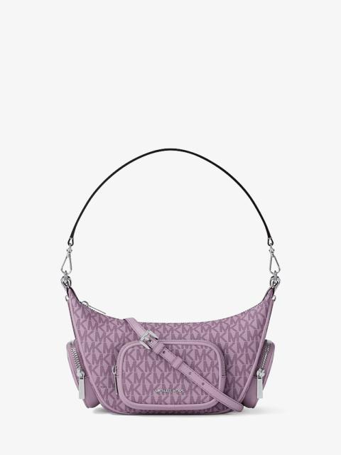 MICHAEL KORS Merritt Small Signature Logo Convertible Shoulder Bag