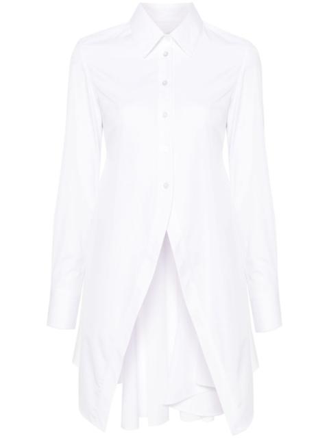 VIKTOR & ROLF straight-collar cotton godet shirt