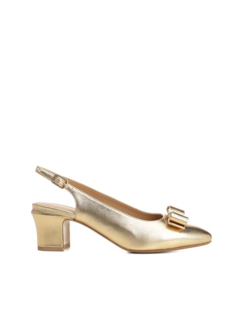 Vara bow slingback pumps