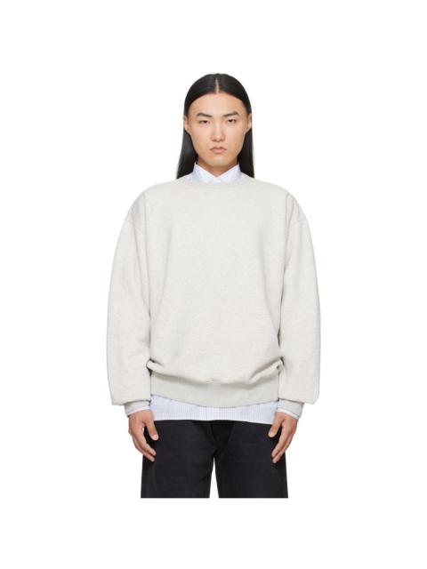 Maison Margiela Gray 4-Stitch Sweatshirt