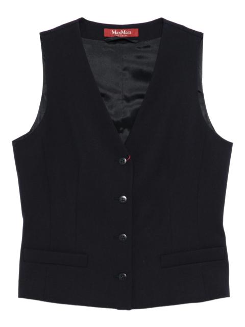 Max Mara Studio Max Mara Studio Buttoned V-neck Gilet