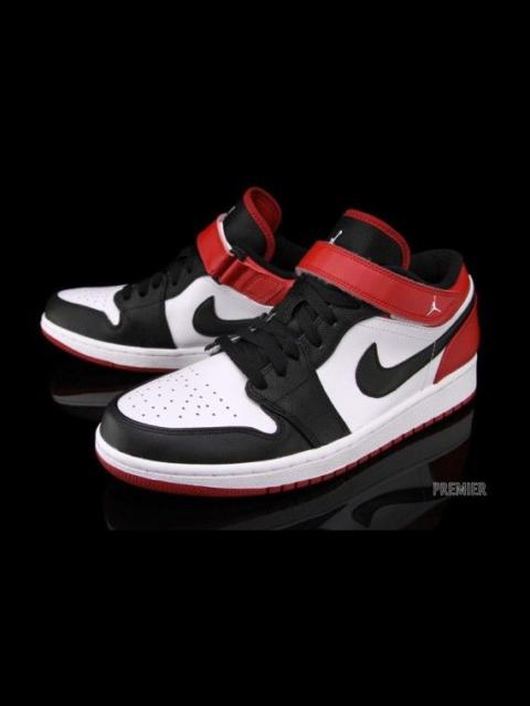 Jordan Air Jordan 1 Strap Low 'Black Toe'