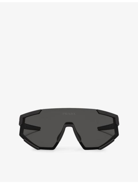 Prada PS 04WS Pillow-Frame nylon sunglasses