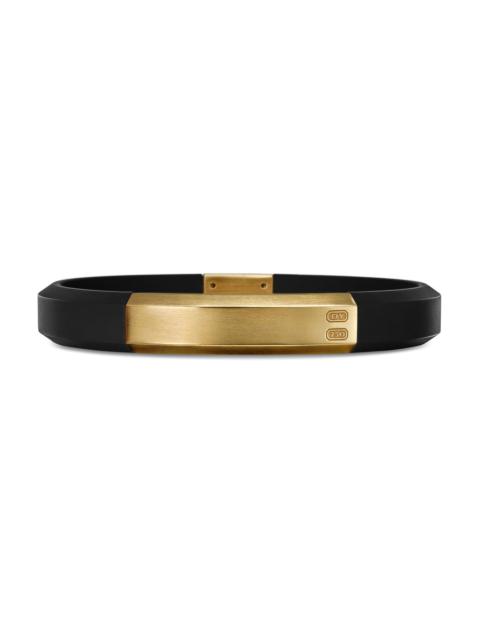 DAVID YURMAN Men's Streamline Bracelet in Rubber - Black