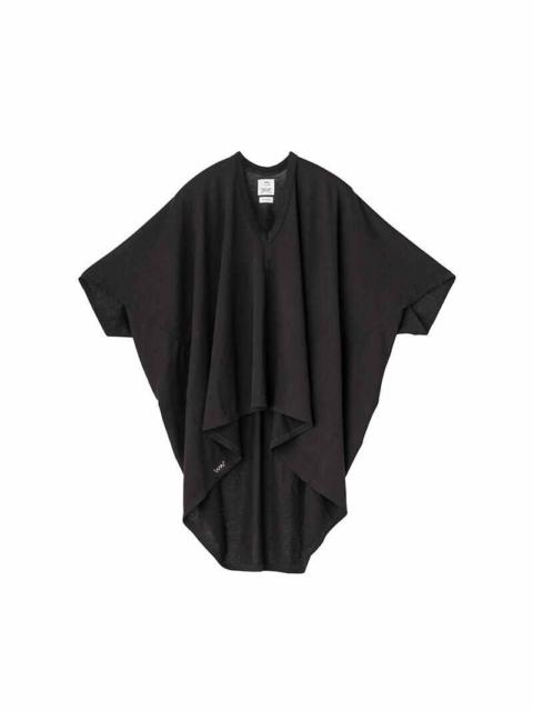 visvim RUANA TEE (C/SI) BLACK