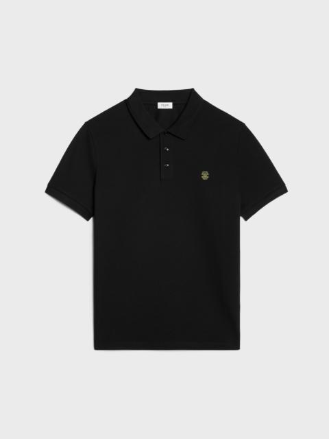 CELINE polo shirt IN PIQUE COTTON JERSEY