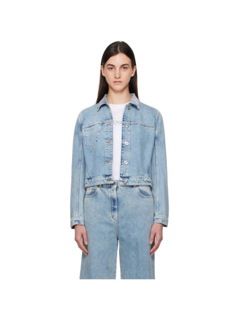 Lanvin Blue Short Denim Jacket