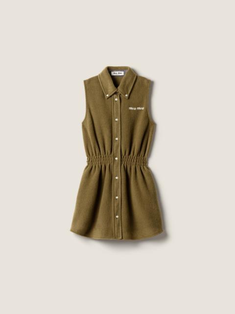 Miu Miu Fleece mini-dress