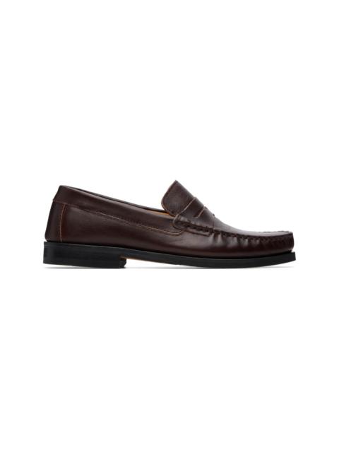 mfpen Brown 'The Chauffeurs' Loafers