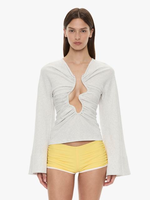 CHRISTOPHER ESBER Salacia Ruched Long Sleeve Top