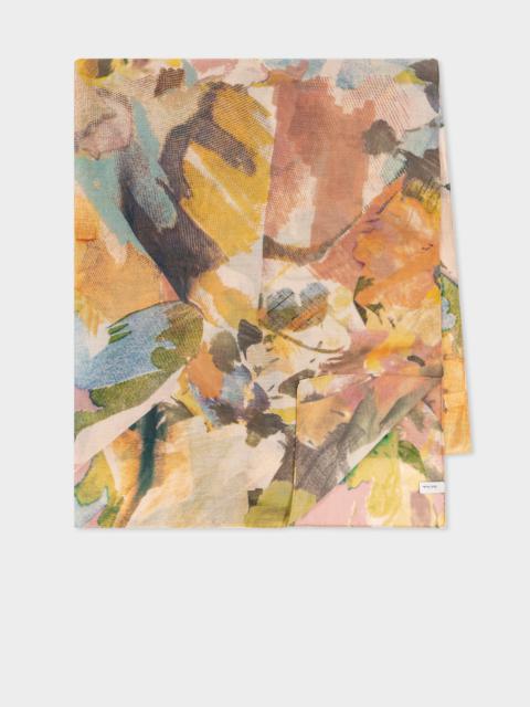 Women's 'Floral Collage' Silk Scarf