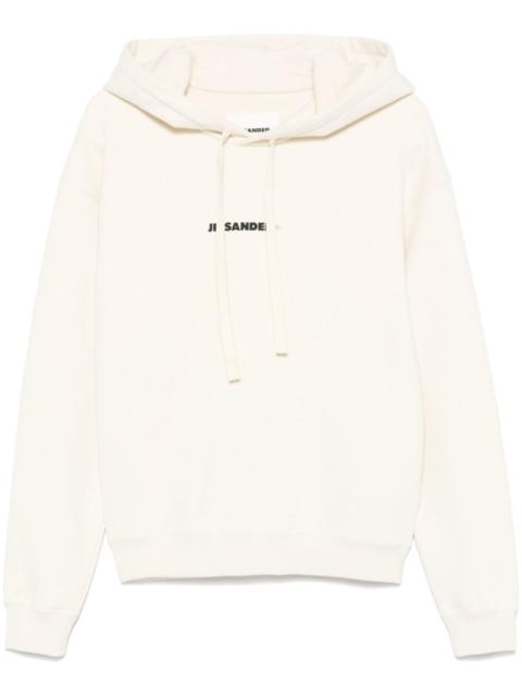 Jil Sander logo-print hoodie